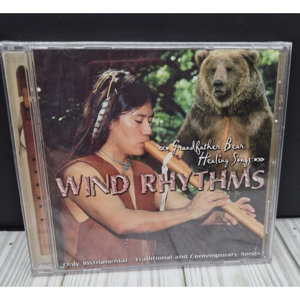 Wind Rhythms Grandfather Bear Healing Songs CD 2002 Native American New Age NEW